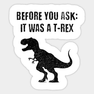 Funny Arm Amputee Dinosaur T-Rex Sticker